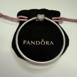 Pandora Limited Edition Always in my Heart Bangle 7.5 inch